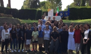 LA CLASSE DELLA SCUOLA ESTIVA DI EDUCAZIONE ALLA PACE